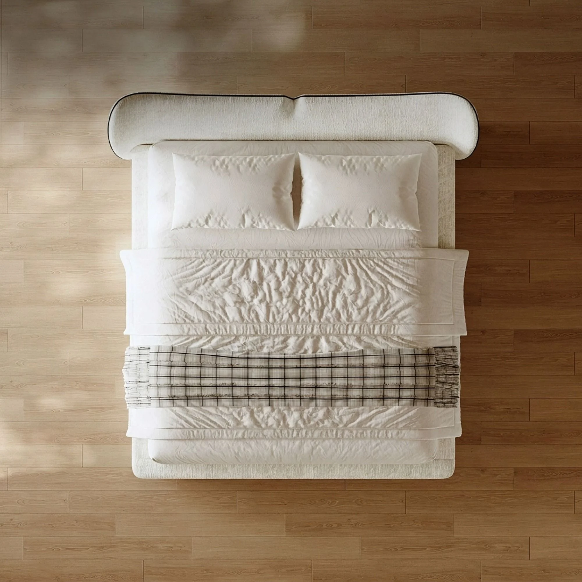Mermaid Chenille Bed Frame