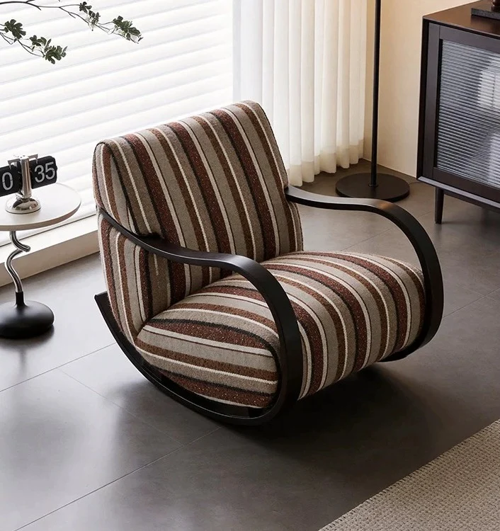 Sculptural Fabric Rocking Chair